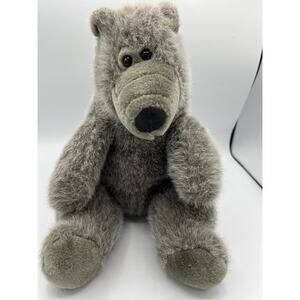 Vintage common Wealth Hug A Plush Gray Bear 1989
